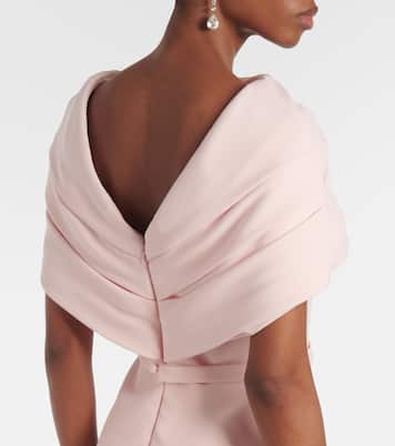 Robe Loura aus Crêpe | Safiyaa