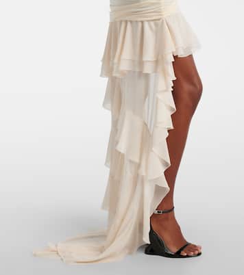 Minikleid aus Jersey und Georgette | Blumarine