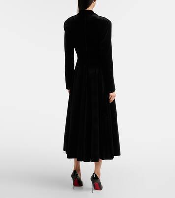 Velvet blazer dress | Norma Kamali