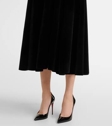 Velvet blazer dress | Norma Kamali