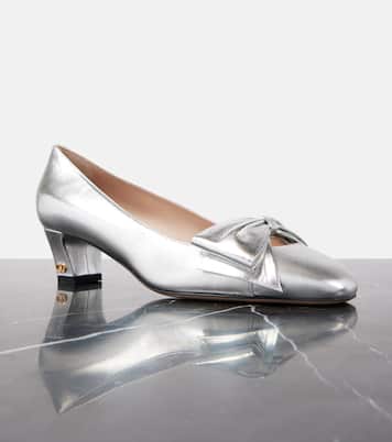 Bowow 45 metallic leather pumps | Valentino Garavani