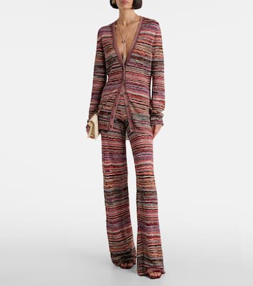 Schlaghose aus Häkelstrick | Missoni