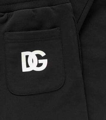 DG cotton jersey sweatpants | Dolce&Gabbana Kids