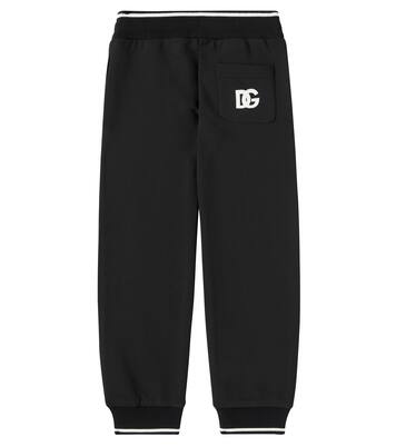 DG cotton jersey sweatpants | Dolce&Gabbana Kids