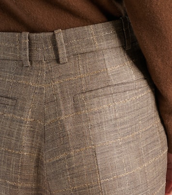 Pantalon évasé Stevens en laine mélangée | Joseph