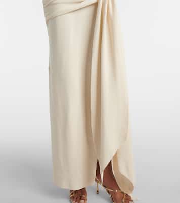 Maxikleid Saros aus einem Baumwollgemisch | Aya Muse