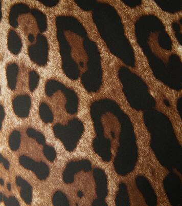 Leopardo Small silk twill cushion | Dolce&Gabbana Casa