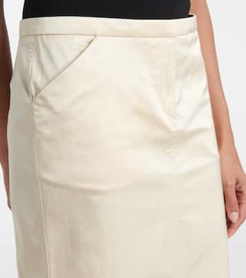 Maxirock aus Satin | Toteme