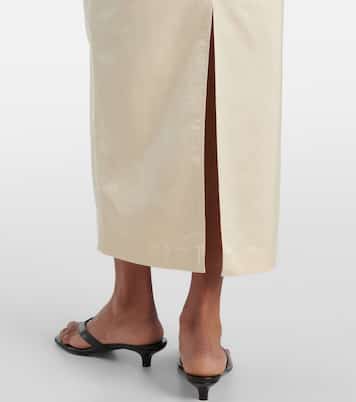 Maxirock aus Satin | Toteme