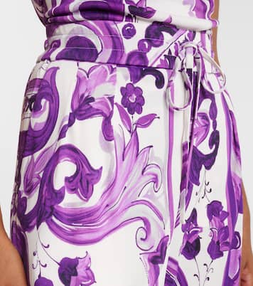Weite Hose Majolica | Dolce&Gabbana