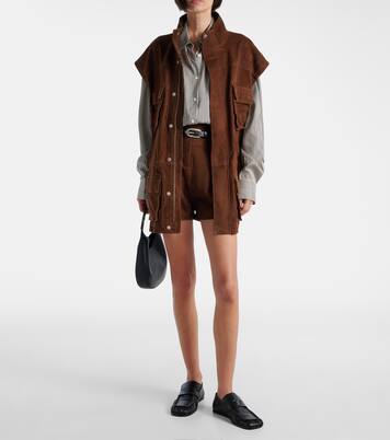 Turin oversized suede jacket | The Frankie Shop