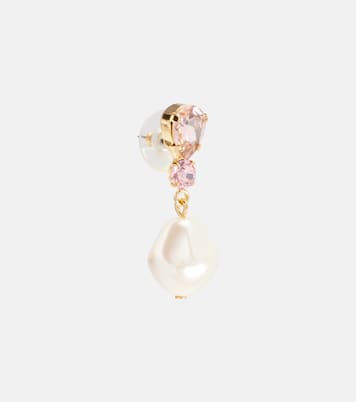 Kristina gold-plated drop earrings | Jennifer Behr