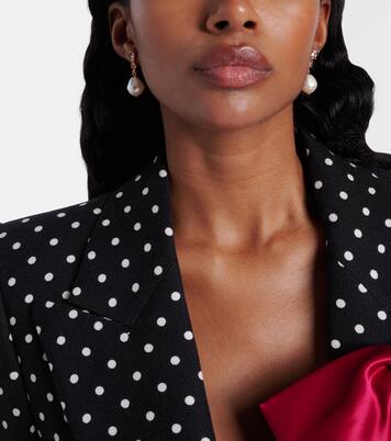 Kristina gold-plated drop earrings | Jennifer Behr