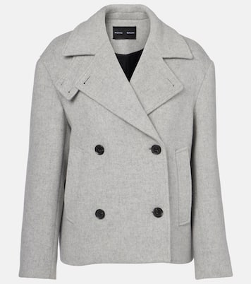 Double-breasted wool coat | Proenza Schouler