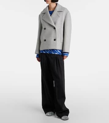 Double-breasted wool coat | Proenza Schouler