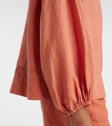 Top Monili en lin et coton | Brunello Cucinelli