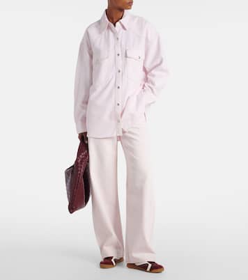 Hemdjacke Lotta aus Denim | Agolde