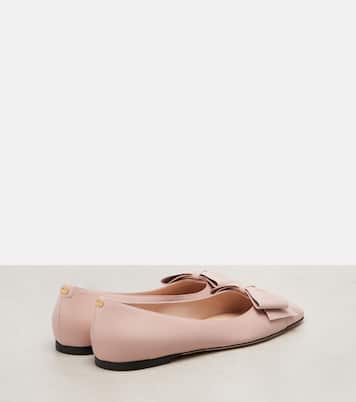 Ballerinas Bowow aus Leder | Valentino Garavani