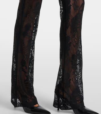 Schlaghose aus Spitze  | Norma Kamali