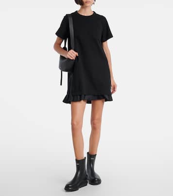 Ruffled cotton minidress | Sacai