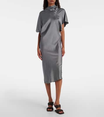 Robe midi en satin | Rick Owens