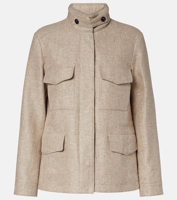 Jacke Traveler Mini aus Leinen und Baumwolle | Loro Piana