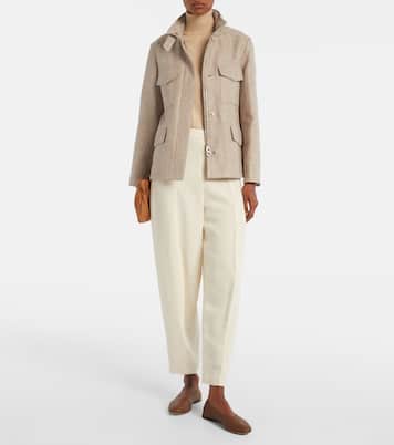 Jacke Traveler Mini aus Leinen und Baumwolle | Loro Piana