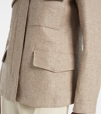 Jacke Traveler Mini aus Leinen und Baumwolle | Loro Piana