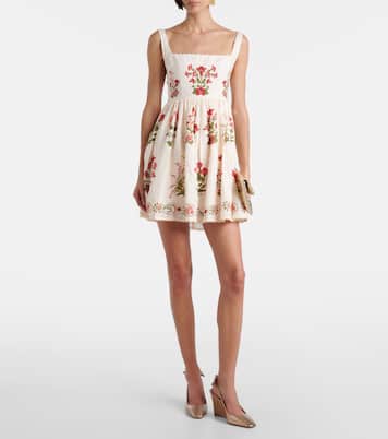 Minikleid Barbara Mini Canna aus Leinen | Agua by Agua Bendita