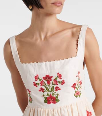 Minikleid Barbara Mini Canna aus Leinen | Agua by Agua Bendita