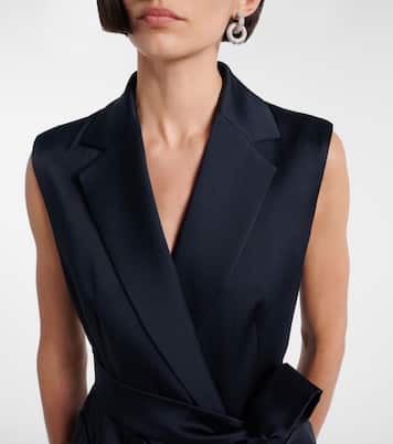 Afgano belted satin jacket | Max Mara