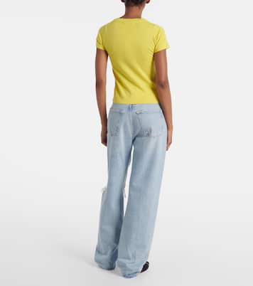 T-Shirt N°292 America aus Baumwolle und Kaschmir | Extreme Cashmere