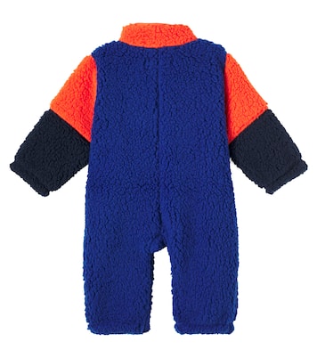 Baby colorblocked teddy snowsuit  | Tinycottons
