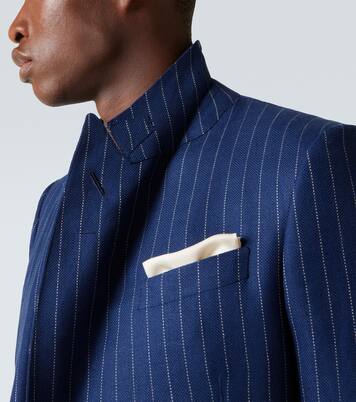 Printed silk twill pocket square | Tom Ford