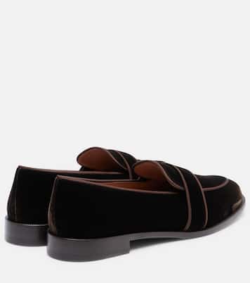 Martin velvet loafers | Aquazzura