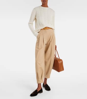 Martin velvet loafers | Aquazzura