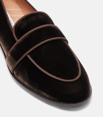 Martin velvet loafers | Aquazzura