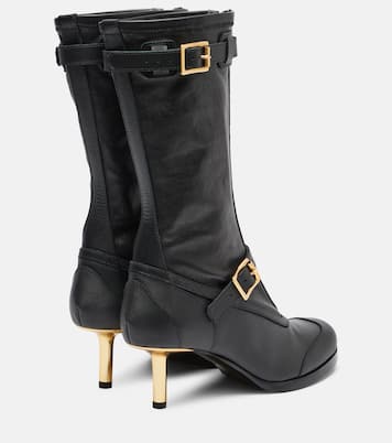 Aviator leather boots | Sacai