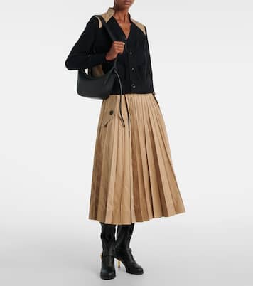 Aviator leather boots | Sacai