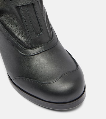 Aviator leather boots | Sacai