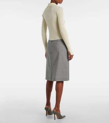 Luna wool pencil skirt | Calvin Klein Collection