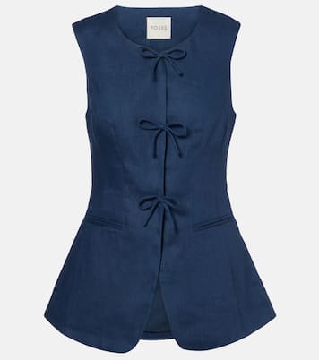 Sabine linen vest | Posse