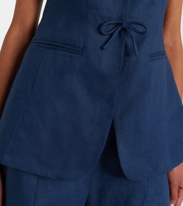 Sabine linen vest | Posse