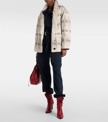 Qayla cotton-blend jacquard jacket  | Marant Etoile
