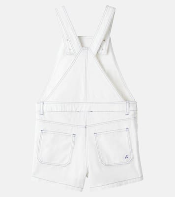 Laga logo cotton overalls | Bonpoint