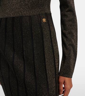 Glitter pleated gown | Roberto Cavalli