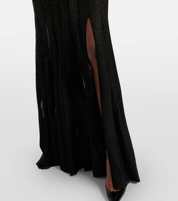 Glitter pleated gown | Roberto Cavalli