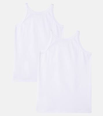Set of 2 cotton jersey tank tops | Dolce&Gabbana Kids
