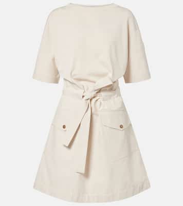Abito corto in jersey di misto cotone | Moncler