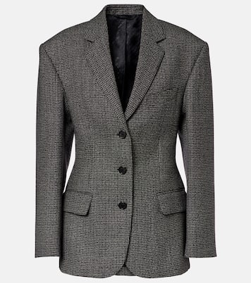 Houndstooth wool suit jacket | Acne Studios